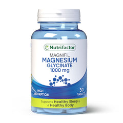 Nutrifactor Magnesium Glycinate 1000mg Tab 30s