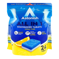 Astonish All In 1 Lemon Fresh Dishwasher Tablets 24`s
