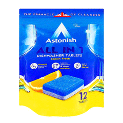 Astonish All In 1 Lemon Fresh Dishwasher Tablets 12`s