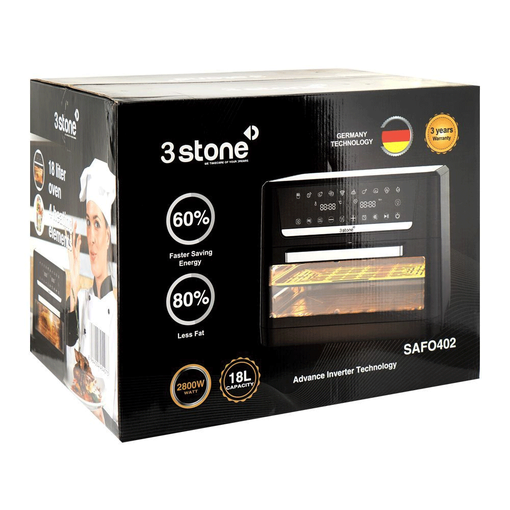 3 Stone Airfryer Oven 18 Litters SAFO402