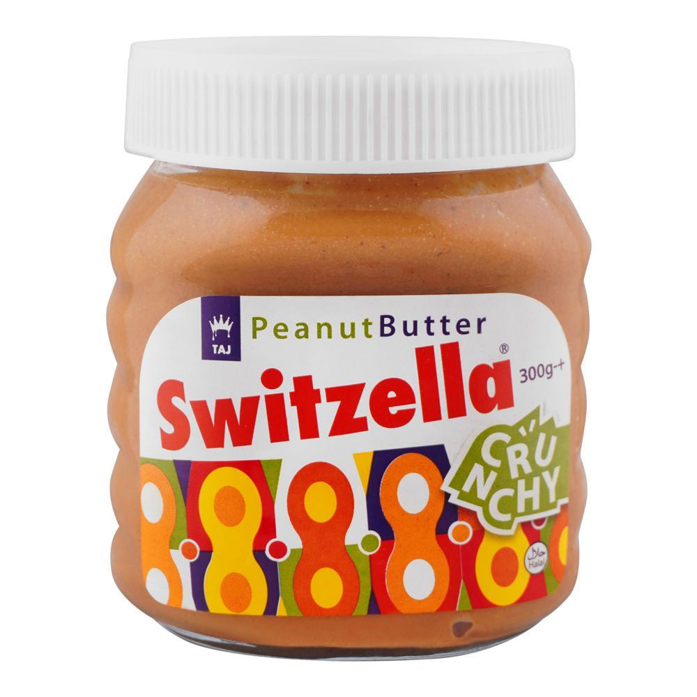 Switzella Peanut Butter Crunchy Spread 300g