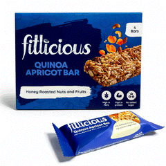 Fitlicious Quinoa Apricot Bar (Pack of 4)