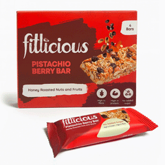 Fitlicious Pistachio Berry Bar (Pack of 4)