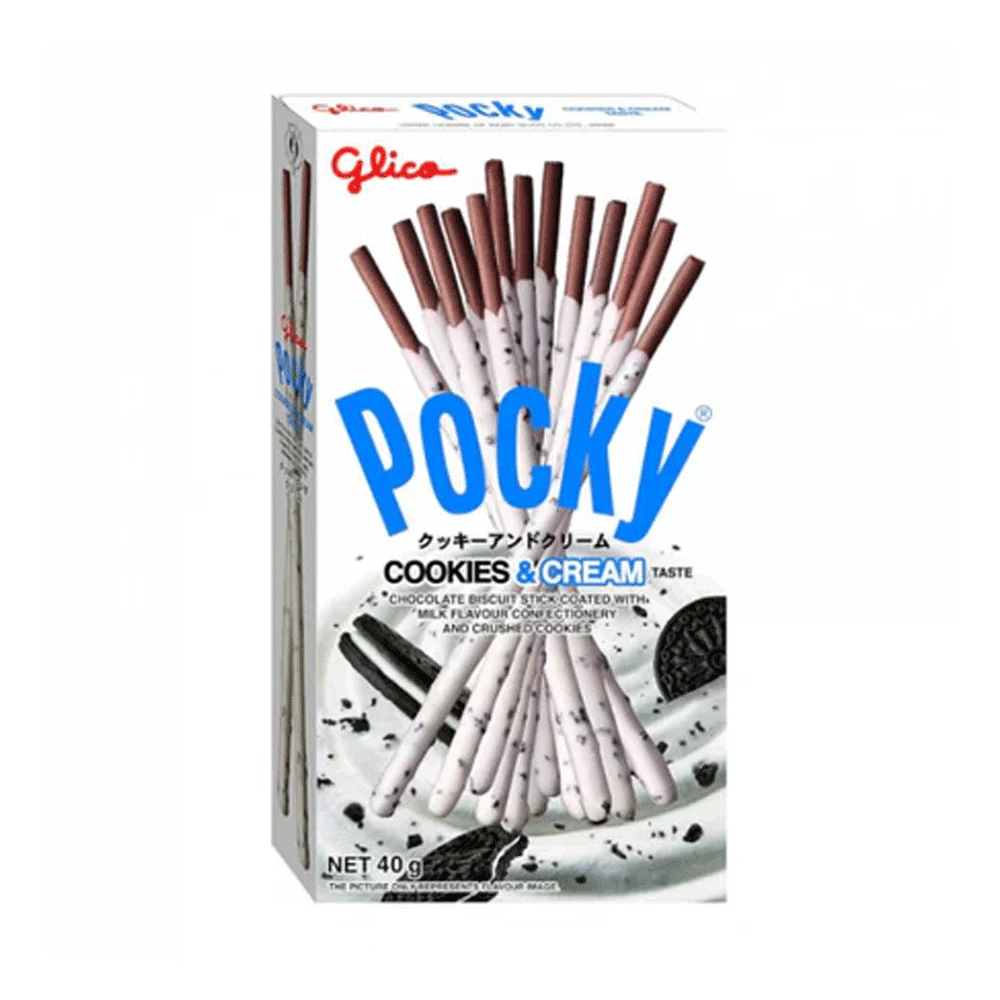 Pocky Cookies & Cream Biscuit Stick 40g
