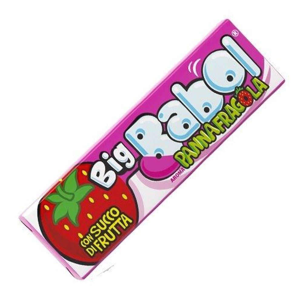 Big Babol Strawberry Bubble Gum Stick
