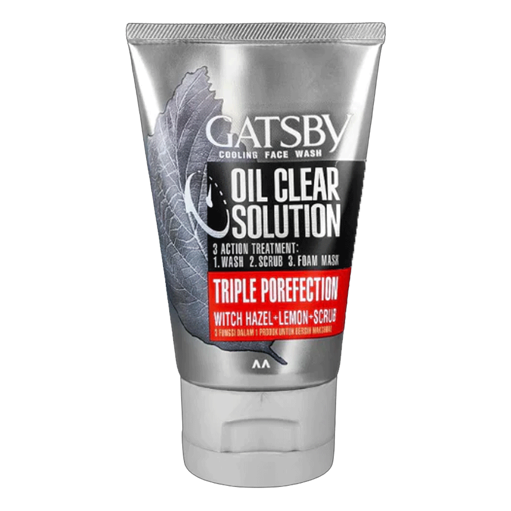 Gatsby Oil Clear Solution Face Wash 100g