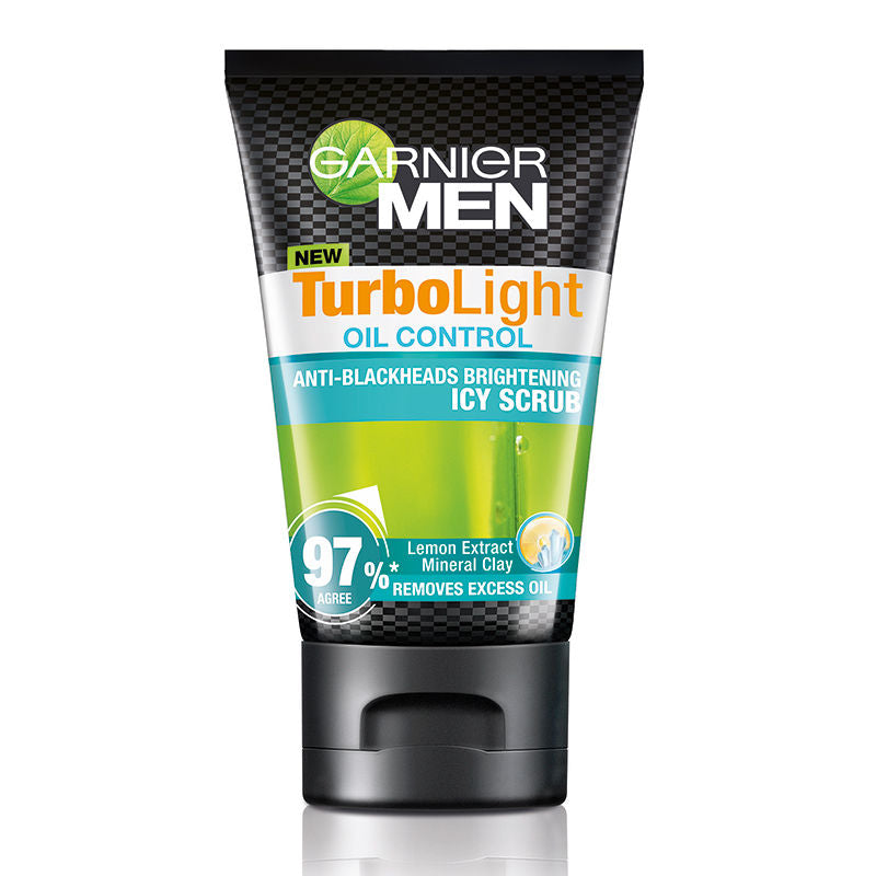 Garnier Men Oil Control Icy Scrub Face Wash 100ml
