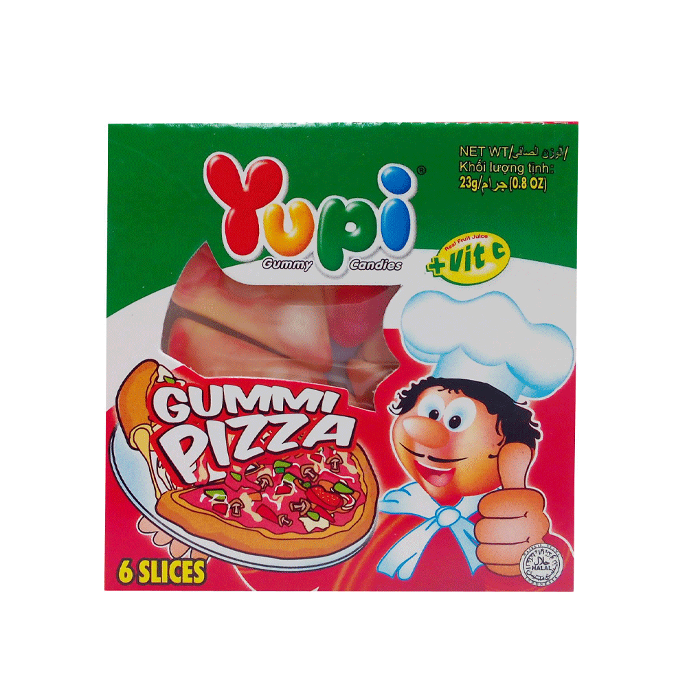 Yuppies Gummi Pizza 23g