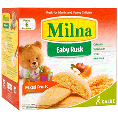 Milna Mixed Fruits Baby Rusk 130g