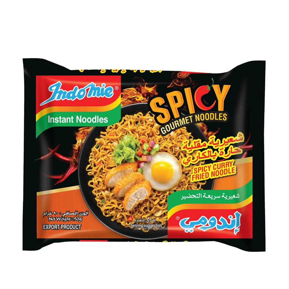 Indomie Spicy Curry Fried Noodle 90g