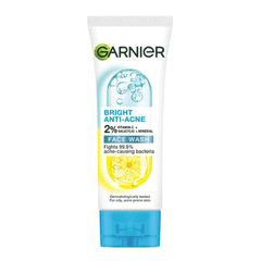 Garnier Bright Anti-Acne Face Wash 100ml