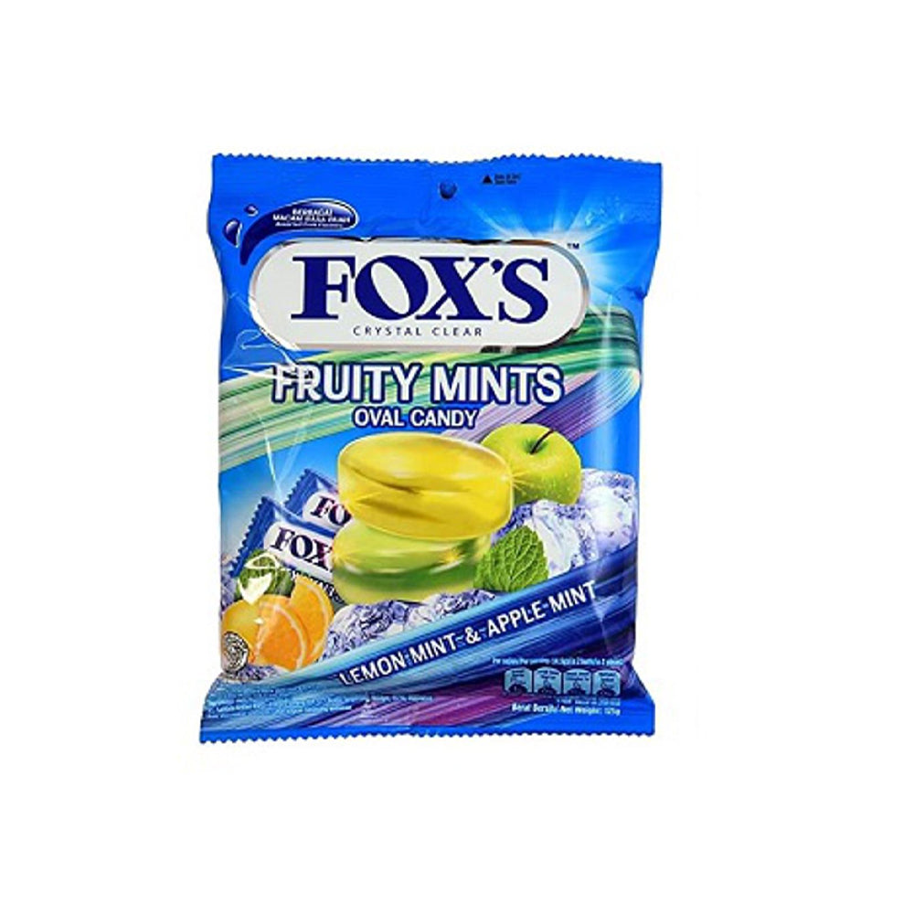 Fox's Crystal Clear Fruity Mints Oval Candy 125g – Springs Stores (Pvt) Ltd