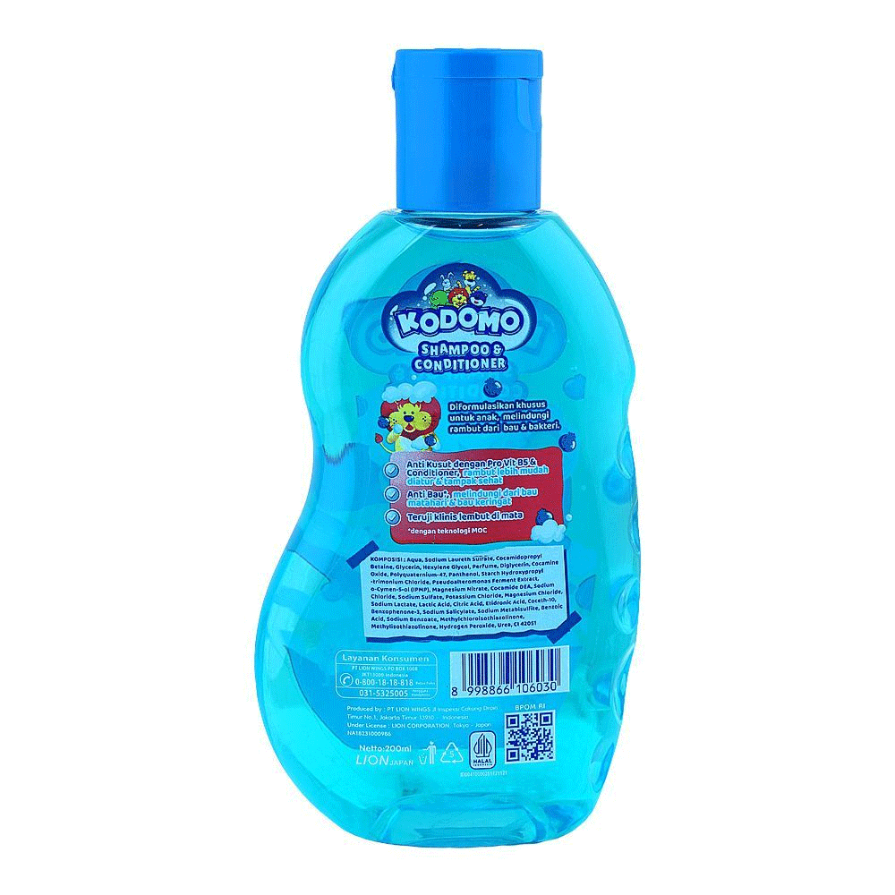 Kodomo Blueberry Shampoo & Conditioner 200ml