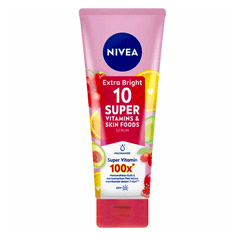 Nivea Extra Bright 10 Super Vitamins & Skin Foods Serum 180ml