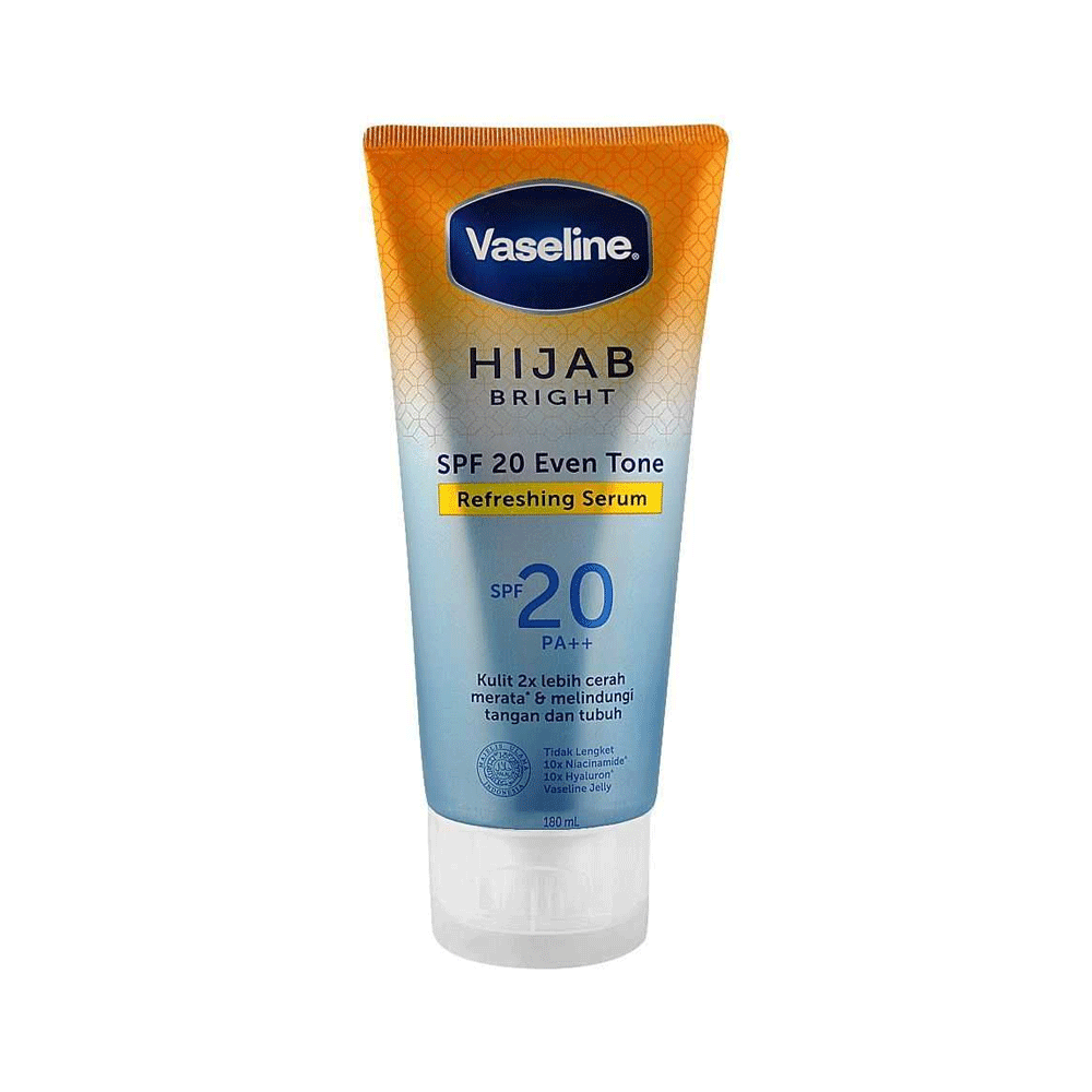 Vaseline Hijab Spf 20 Even Tone Refreshing Serum 180ml