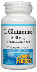 Natural Factors L-glutamine 500mg Veg Cap 60s