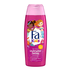 Fa Kids Underwater Fantasy Sweet Berry Scent Shower Gel & Shampoo 250ml