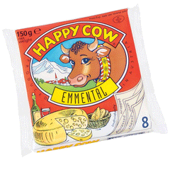 Happy Cow Emmenthal Slice 150g