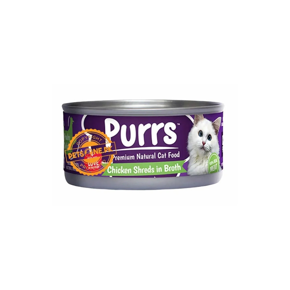 Waggles Purrs Chicken in Broth Cat Food 130g