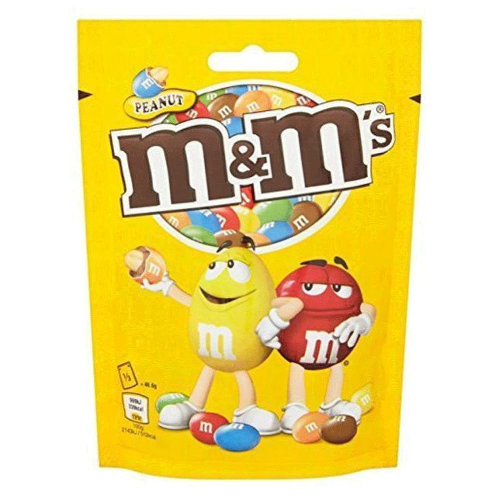 M&Ms Peanut Chocolate Pouch 180g