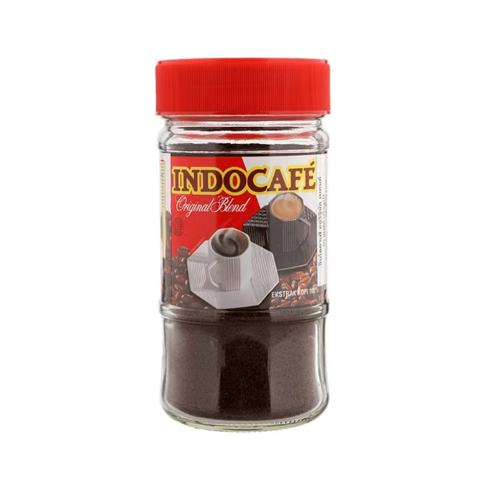 Indocafe Original Blend Instant Coffee Jar 100g