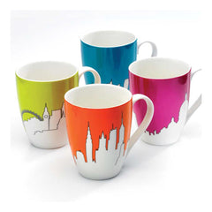 Symphony Sy6043 Bright City Mug 4pcs 300ml