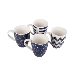 Symphony Alfresco Indigo Mugs 4s