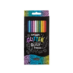 Smiggle Glitter Glitzy Pencils 12s