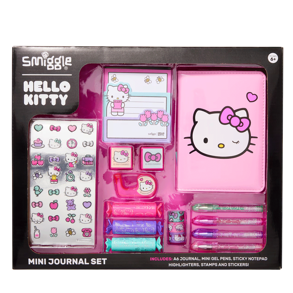Smiggle Hello Kitty Mini Journal Set 110845