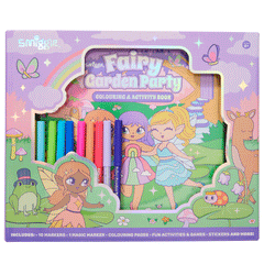 Smiggle Fairy Garden Party Colouring Activity Book 110990
