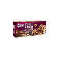 Yumu Choc Cookies With Soft Hazelnut Chocolate Filling 56g