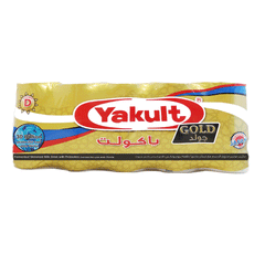 Yakult Skimmed Gold Milk Drink 5x80ml