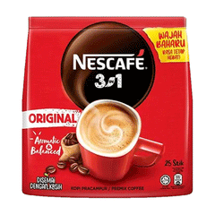 Nescafe Origial 3in1 Coffee 25 Sticks