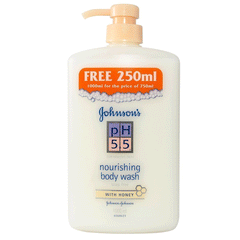 Johnson's Ph 5.5 Nourishing Body Wash With Honey 1000ml