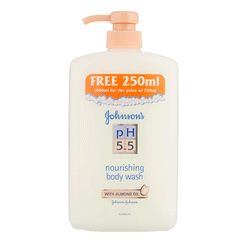 Johnson's Ph 5.5 Nourishing Body Wash With Honey 1000ml
