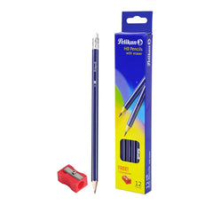 Pelikan Triangle Pencil With Eraser 12s