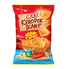 Ika's Fish Crackers Mala Flavor 50g