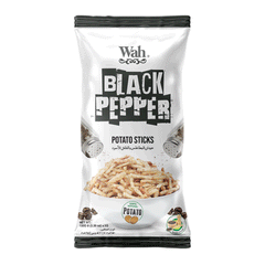 Wah Potato Sticks - Black Pepper 150g