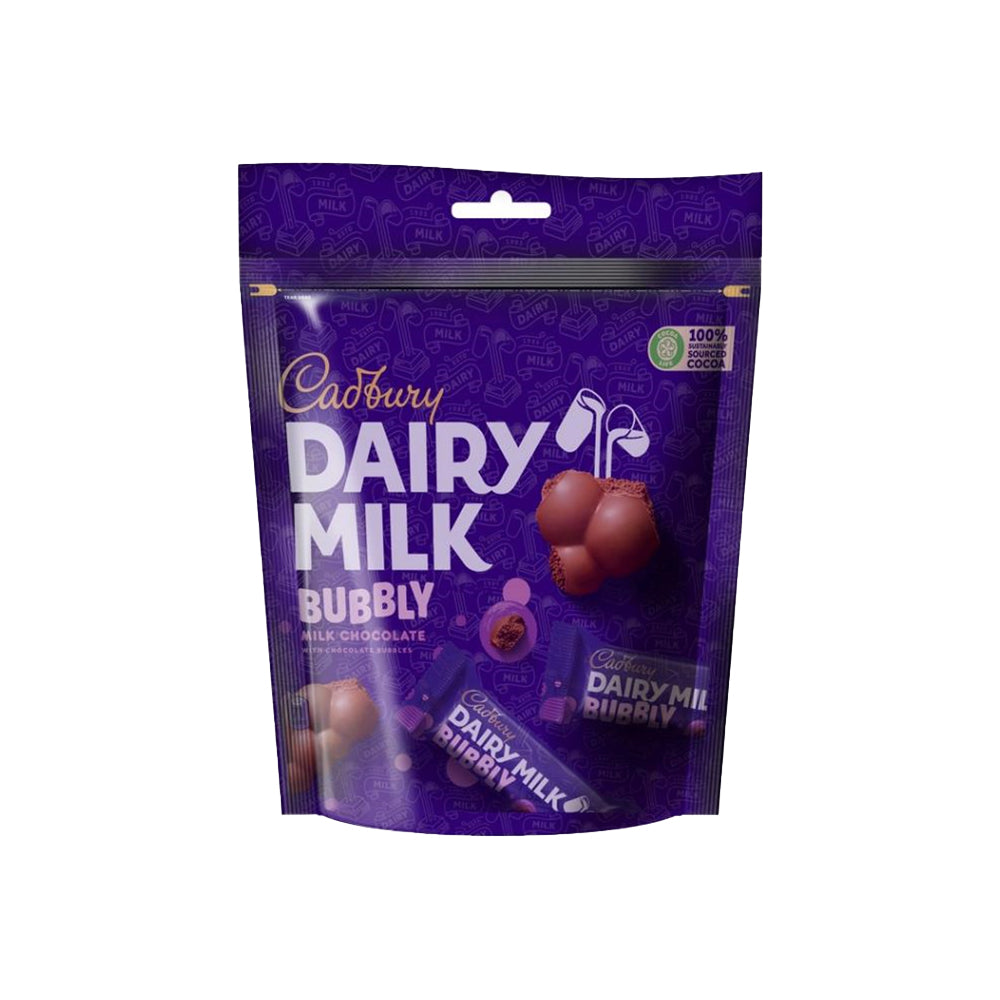 Cadbury Dairy Milk Bubbly Chocolate Pouch 202.5g