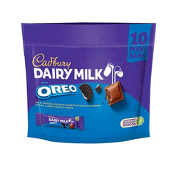Cadbury Dairy Milk Oreo Chocolate Mini Bars Pouch 150g