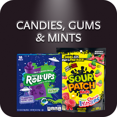 Candies, Gums & Mints