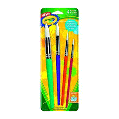 Crayola Paint Brush Set 4s 053521
