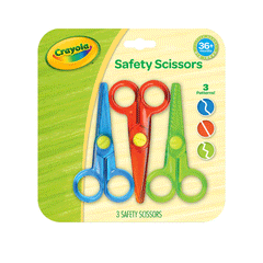 Crayola Safety Scissors 3s 811458