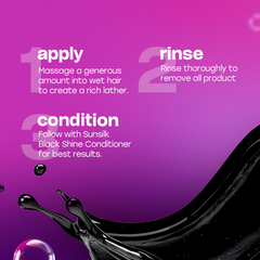 Sunsilk Black Shine Shampoo 185ml