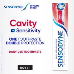 Sensodyne Cavity+Sensitivity 100g - Free Toothbrush
