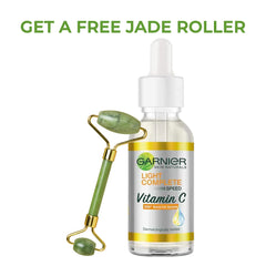 Garnier Bright Complete 30xvitamin C Booster Serum 30ml + FREE JADE ROLLER