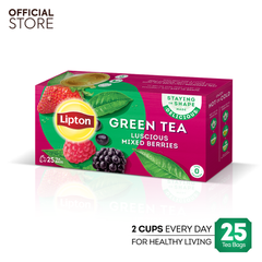 Lipton Green Tea Luscious Mixed Berries Tea Bags 25s
