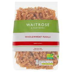 Waitrose Wholewheat Fusilli 500g