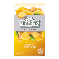 Ahmad Tea Infusion Lemon & Ginger 20s