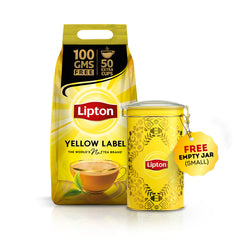 Lipton Yellow Label Tea 50 Extra Cups 900g + FREE JAR